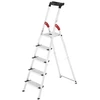 Image de Escabeau sécurisé pliable en aluminium 5 marches extra larges Hailo ProfiStep XXL