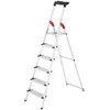 Image de Escabeau sécurisé pliable en aluminium 6 marches extra larges Hailo ProfiStep XXL