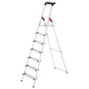 Image de Escabeau sécurisé pliable en aluminium 7 marches extra larges Hailo ProfiStep XXL