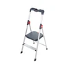 Image de Marche pied 2 marches pliable sécurisé en aluminium Hailo WideStep