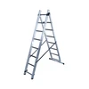 Image de Echelle transformable - 2 plans 2x8 échelons 3,6m/4,5m en aluminium Hailo Hobby