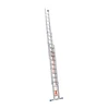 Image de Echelle coulissante à corde professionnelle 3 plans 3x12 échelons 8m/8,4m en alu Hailo Trio