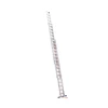 Image de Echelle coulissante à corde professionnelle 3 plans 3x14 échelons 10m en alu Hailo Trio