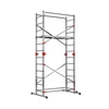 Image de Echafaudage 4 en 1 multifonction 2,3m/4,3m en aluminium Hailo Fast & Lock Combi 5