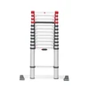 Image de Echelle télescopique pliable 13 échelons 3,8m/4,5m en aluminium Hailo Flexline