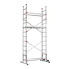 Image de Echafaudage roulant pour escalier avec montage rapide 2,4m/4,4m en aluminium Hailo Fast & Lock 5