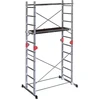 Image de Echafaudage pliable 4 en 1 multifonction 1,8m/3,8m en aluminium Hailo Combi First