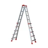 Image de Echelle pliable multifonction télescopique 4x5 échelons 4,8m/5,7m Hailo ProfiStep Multi