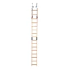 Image de Echelle plate de toit en bois pour couvreur avec crochet de toit 4m Hailo Safety Roof