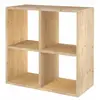 Image de Etagère bois massif 2x2 cases Elio Bois