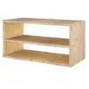 Image de Etagère bois massif 2 cases horizontales Elio Bois
