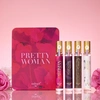 Image de Pretty Woman Coffret métal 4 eaux de parfum 30 ml - Rose Noire - Absolu de rose + Woman + Belle d'Orient + Rose Diamant