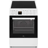 Image de Cuisiniere vitrocéramique CONTINENTAL EDISON CECV50FCW - 4 feux - L49.5 x H82.7 xP58 cm - Blanc