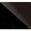 Image de CONTINENTAL EDISON Table induction CETI3B28 3 zones, 6600W - 3 boosters - 3 minuteurs - noir