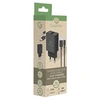 Image de Embout Secteur USB avec Cable Charge et Data Type C 2,4A 1m Noir