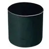Image de Pouf rond tissu velours Léo