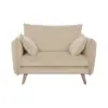 Image de Fauteuil XXL velours côtelé Orion
