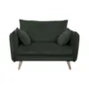 Image de Fauteuil XXL velours côtelé Orion