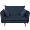 Image de Fauteuil XXL velours côtelé Orion