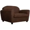 Image de Canapé microfibre aspect cuir vieilli Owen
