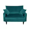 Image de Fauteuil XXL velours Olie