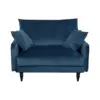 Image de Fauteuil XXL velours Olie