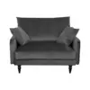 Image de Fauteuil XXL velours Olie