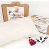 Image de Oreiller des enfants moelleux en laine vierge 40 x 60 cm