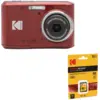 Image de Pack Appareil Photo Numérique Pixpro FZ45 Rouge + Carte SD 16Go