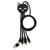 Image de Câble de charge universel 3en1 1m Chat XXL