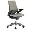 Image de Steelcase Gesture Chaise de Bureau Ergonomique, Reglable en Hauteur avec Support Lombaire et Accoudoirs Reglables, Mecanisme d''Inclinaison, Revetement Beige/Gris Confortable