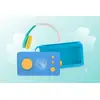 Image de Lunii - Super Pack 3-8 ans : Ma Fabrique a Histoires bleue + coque bleue + casque