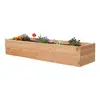 Image de Carré potager en bois rectangulaire 168cm, Lombrik Bois / Métal