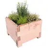 Image de Carré potager en bois 45x45cm, Little Bois / Métal