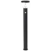 Image de Potelet extérieur - BRILLIANT - TULIP - LED et solaire - Détecteur de mouvement - Acier inoxydable et plastique - 4 W - Noir