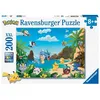 Image de Puzzle 200 pieces XXL - Ravensburger - Attrapez-les tous ! - Pokémon - Dessins animés et BD - Garantie 2 ans