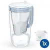 Image de Carafe en verre Model One bleue (2,5L) inclus 1 cartouche filtrante BRITA MAXTRA PRO All-in-1