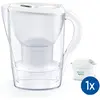 Image de BRITA Carafe filtrante Marella blanche (2,4L) inclus 1 cartouche filtrante MAXTRA PRO All-in-1