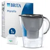 Image de Carafe filtrante BRITA - Marella Graphite - Capacité 2,4L dont 1,4L d'eau filtrée - 1 Cartouche Maxtra Pro All-In-1 incluse