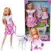 Image de Steffi Love poupée dalmatien + Evi Love - 2 poupées 29 et 12 cm - 2 Figurines Dalmatien - Trotinette Evi - Des 3 ans
