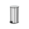 Image de Poubelle de cuisine design à pédale 25L Hailo Pure L Coloris - Inox