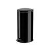 Image de Poubelle de cuisine design à pédale 40L Hailo Pure XL Coloris - Noir