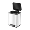 Image de Poubelle de cuisine à pédale 20L Hailo Öko Uno Plus M Coloris - Inox