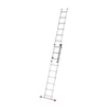 Image de Echelle coulissante à main 2 plans 2x9 échelons 4,2m/5,15m en aluminium Hailo ProfiStep Duo