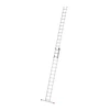 Image de Echelle coulissante à main 2 plans 2x15 échelons en aluminium 7,6m/8,4m Hailo ProfiStep Duo