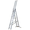 Image de Echelle transformable 3 plans 3x11 échelons 6,9m/7,6m en aluminium Hailo HobbyLot