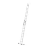 Image de Echelle coulissante à corde 2 plans 2x15 échelons 7,6m/8,4m en aluminium Hailo ProfiStep Duo