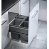 Image de Poubelle de cuisine tri sélectif 4 bacs encastrable 52L (4x13L) Hailo AS Cargo 600