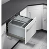 Image de Poubelle de cuisine encastrable pour tiroir coulissant 29L Hailo AS XXL 500