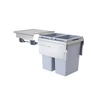 Image de Poubelle de cuisine tri sélectif 2 bacs encastrable 80L (38+38) Hailo Euro Cargo 500